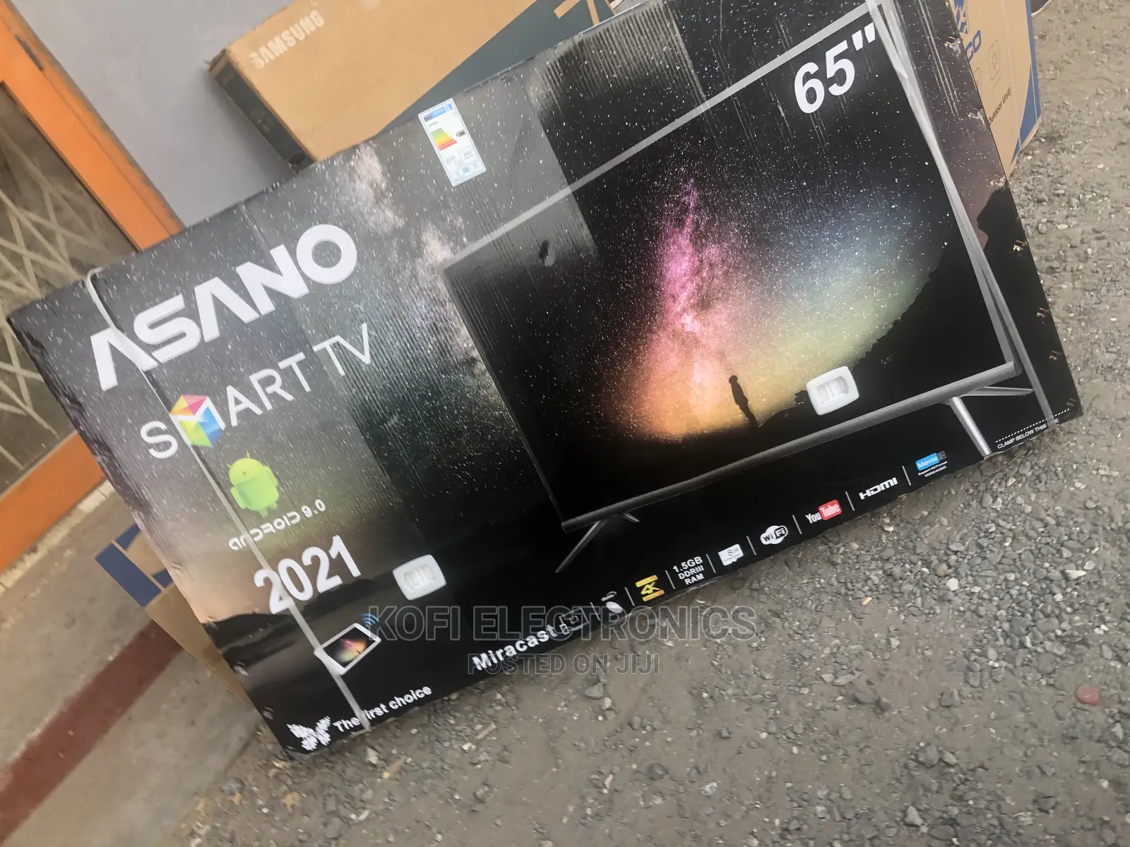 Apple Airplay Miracast Asano Tv- Android Smart – 65′′