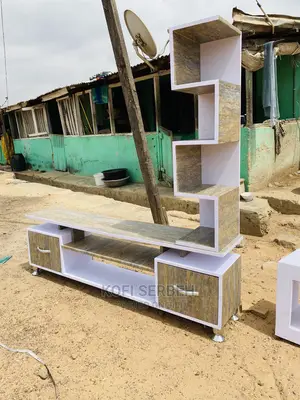 Wooden Tv Stand With Shelves