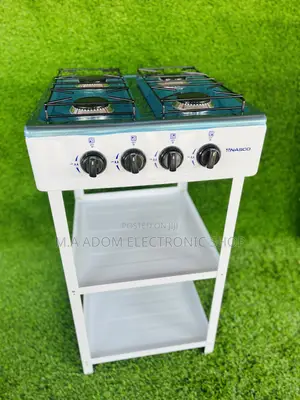 Anti Rust Stainless Steel Nasco 4 Burner Gas Cooker