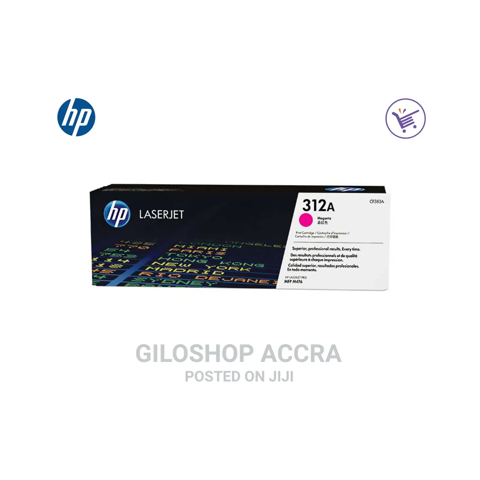 Hp 312a Magenta Original Laserjet Toner Cartridge, Cf383a