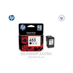 Hp 653 Black Original Ink Advantage Cartridge, 3ym75ae