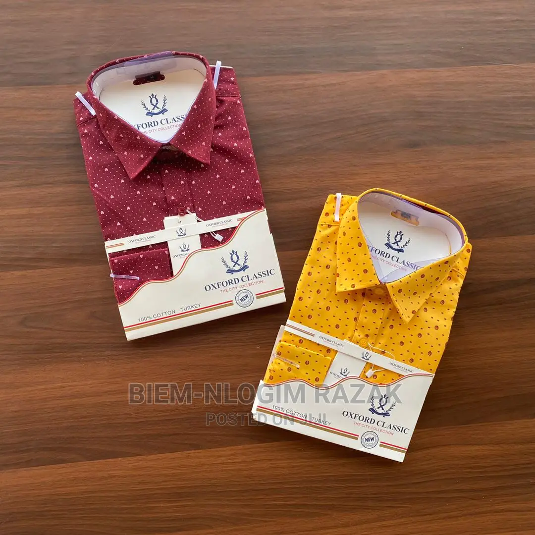 Oxford Long Sleeves Shirts Available in Stock