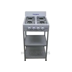 Gcnasco-Nasgs/K4bss-S Nasco Stove 4 Gas Cooker - Black Cap-2