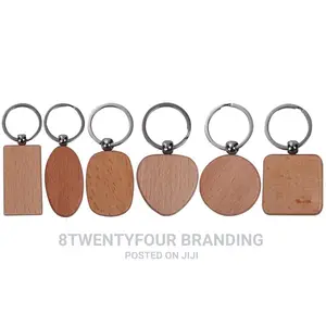 Wooden Keyholders (No Branding) MOQ: 100pcs