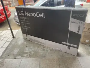Wide Nanocell 65” UHD Smart LG Realistic View Nano756 Tv
