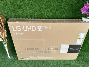 UHD Smart LG 55UP80003 Wide Realistic Shade Tv Sleek