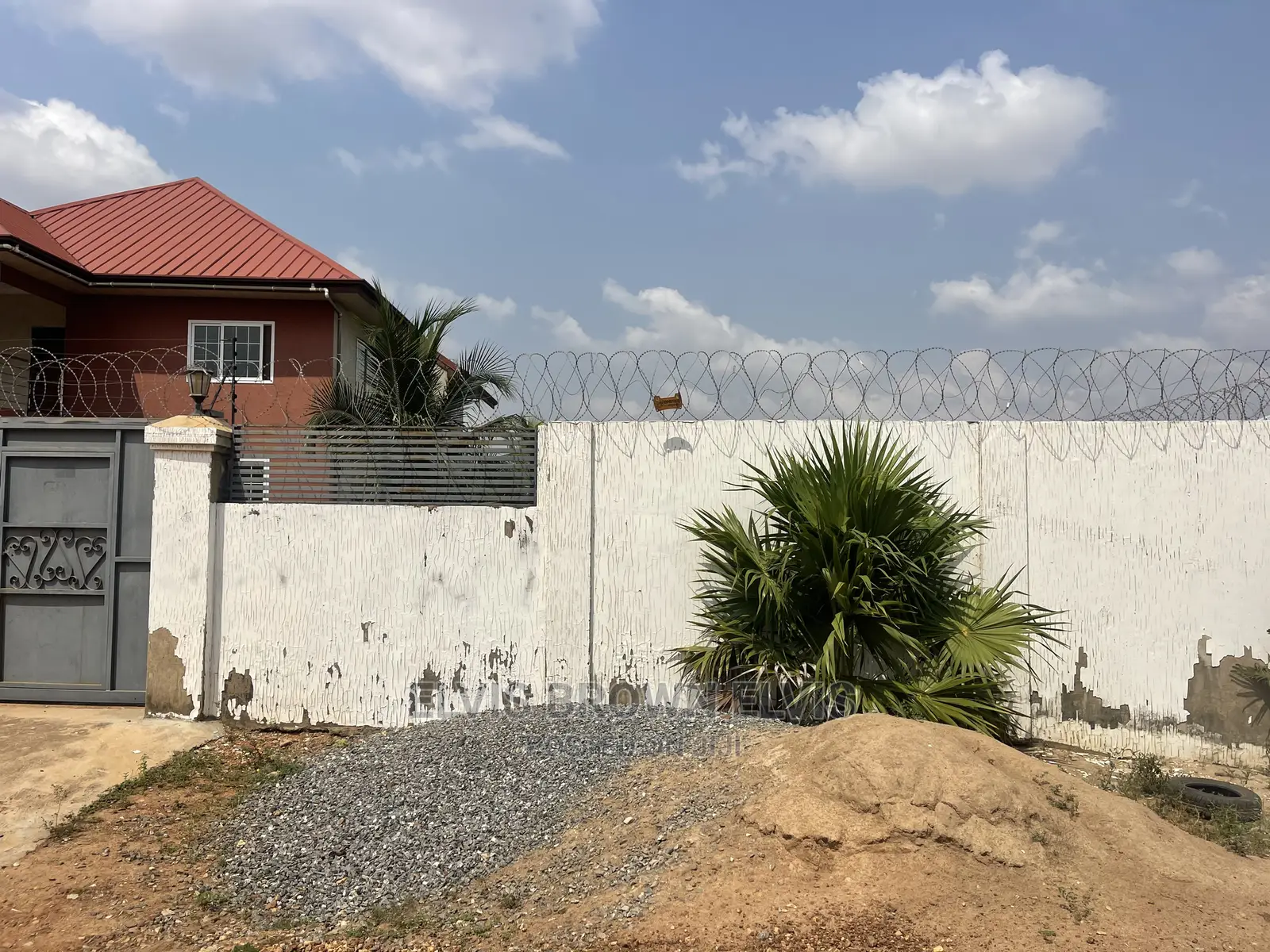 Walled Half Plot Plot of Land for Sale at Legon Hills