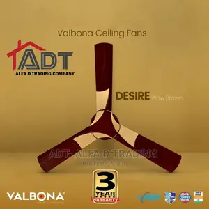 Valbona Desire Ceiling Fan- Wow Brown