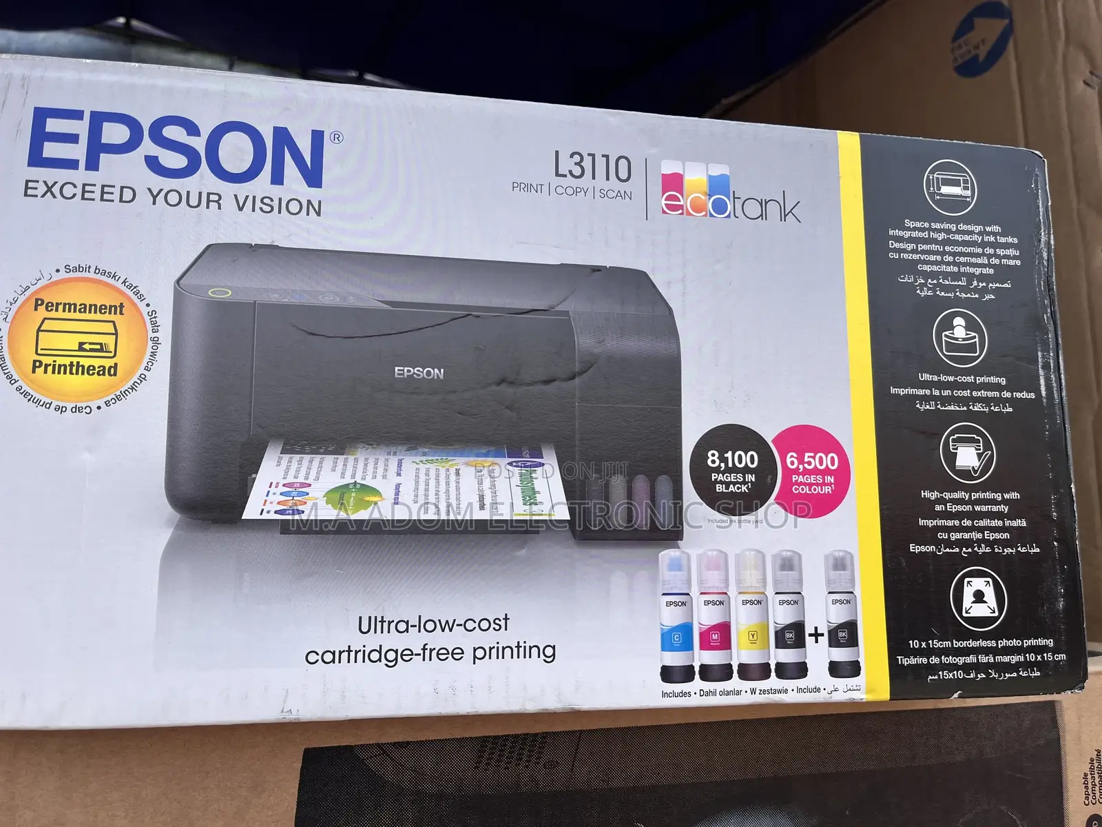 Epson A4 All in One Photo/ Normal Eco Tank Printer