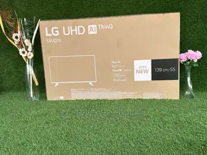 Sleek/Unique Brand  LG Uhd4k Smart Vivid Pictures 55”UQ7000