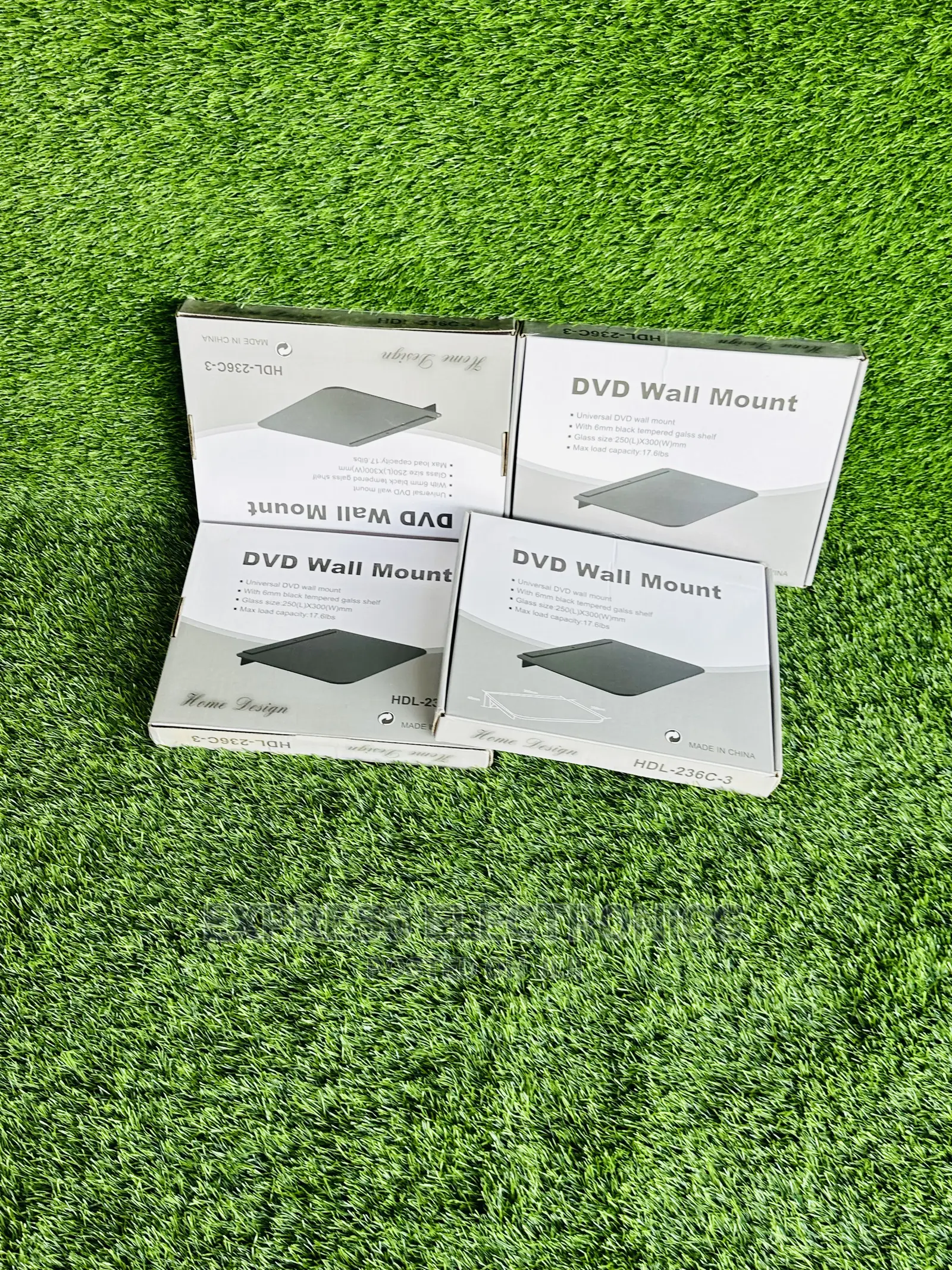 DVD Stand Single Shelf Black