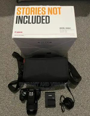 Canon Eos 2000d in Brand New Condition With Lens