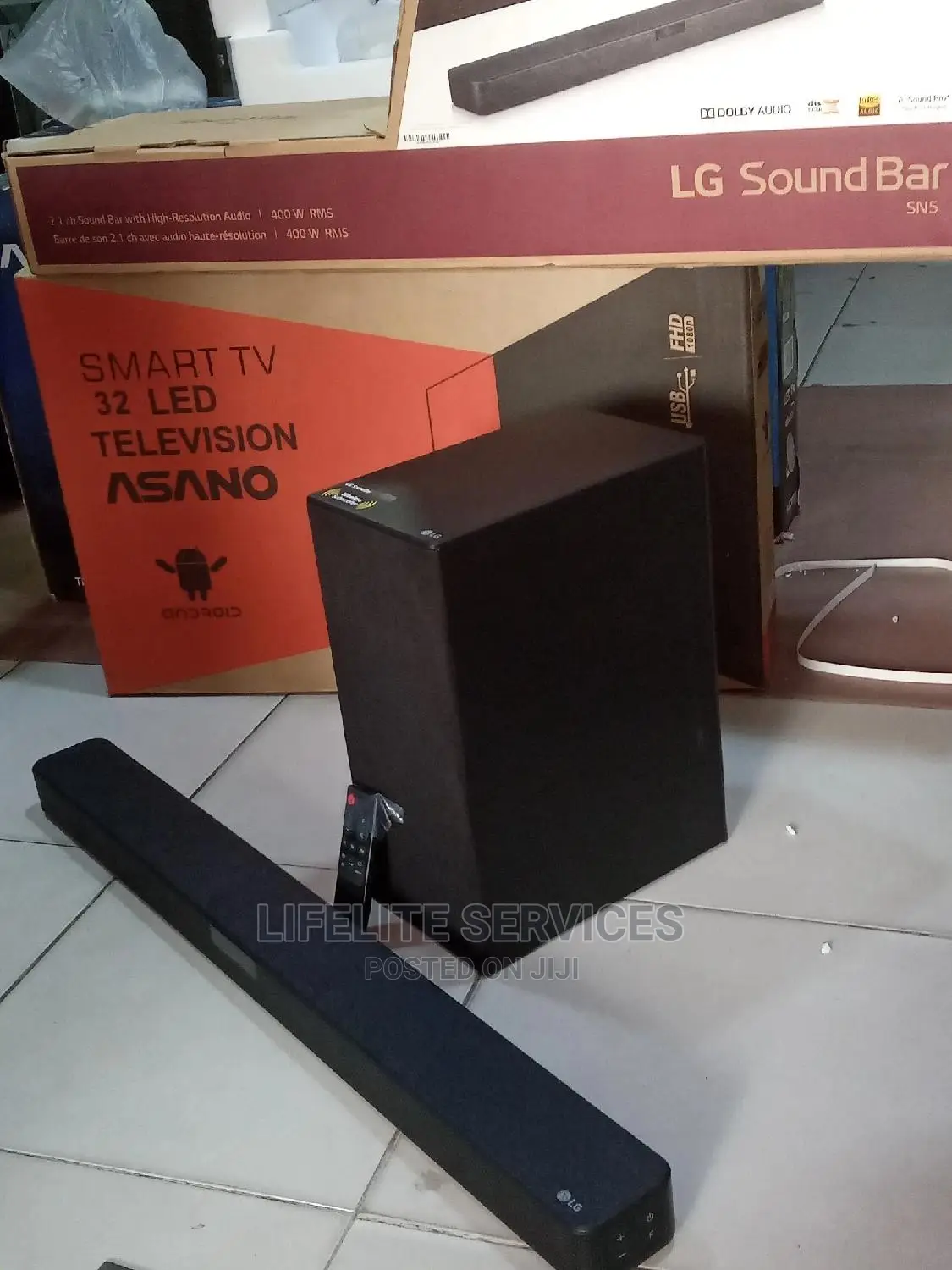 Wireless Sound Bar From LG(400watt)