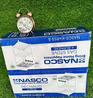 Nice Nasco 4BURNER White Color Gas Stove Cooker