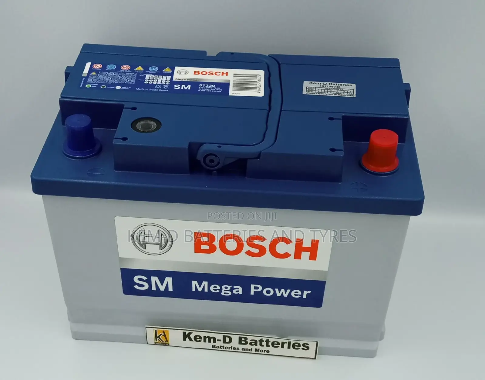 Bosch 15 Plates Car Battery - Free Delivery
