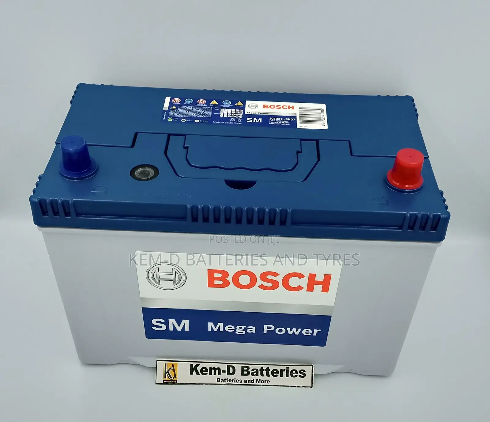17 Plates Bosch Car Battery + Free Instant Delivery