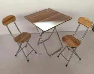 Foldable Table With 2 Chairs