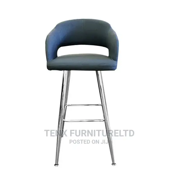 Bar Stool With Chromed Leg (Orchid)