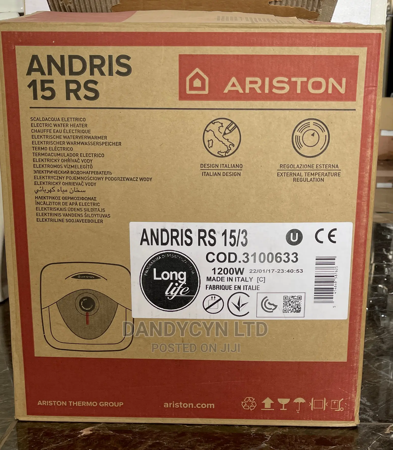 15 Liters Water Heater