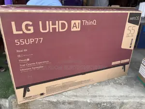LG 55” Smart Uhd Up77 Crystal Hdr TV + TV Antenna
