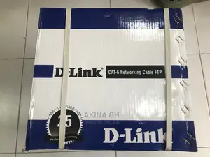 D-Link FTP 305m Cat6 Cable -Grey