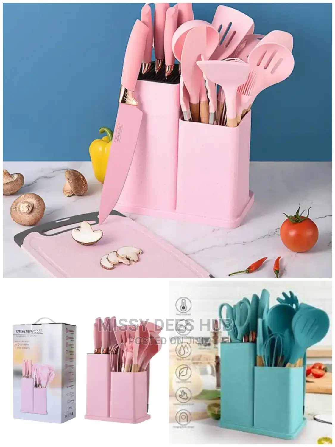 19pcs Silicone Kitchen Set