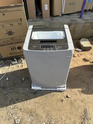 Shining Grey 9kg LG Topload Washing Machine Full Automatic