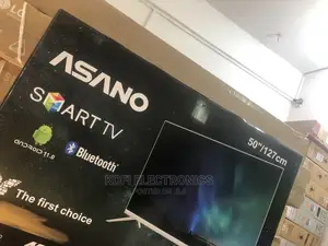 Aerial Required Asano 50′′ Ultra HD Smart LED TV – Black