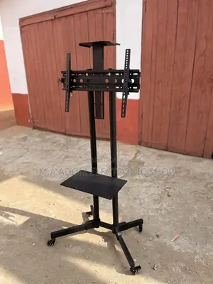Rolling Tv Cart With With Lockable Wheels 32”-70”