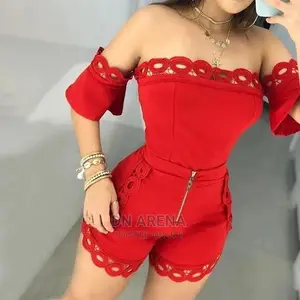 Ladies Off Shoulder Jumpsuit