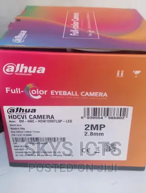 Dahua Full Colour CCTV Camera - 2mp