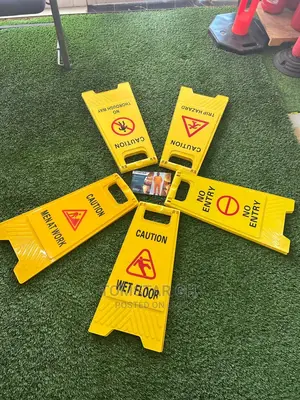 Wet Floor Safety Signage A Shape