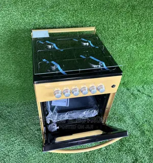 Double Grid Gold 4burner Stove Volcano Gas Cooker Oven