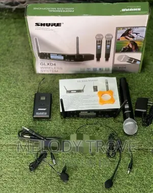 Shure Glxd4 3 in 1(Lapel, Handheld, Head) Microphone