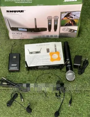 Shure Glxd4 3 in 1(Lapel, Handheld, Head) Microphone