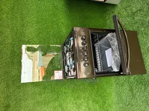 Double Grid Brown Color Gas Stove Cooker Oven Volcano 4b