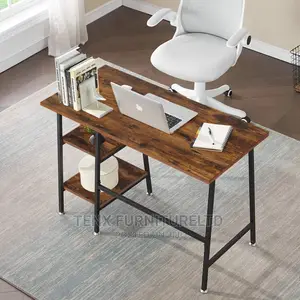 Computer Desk (With )Left /Right Shelfs