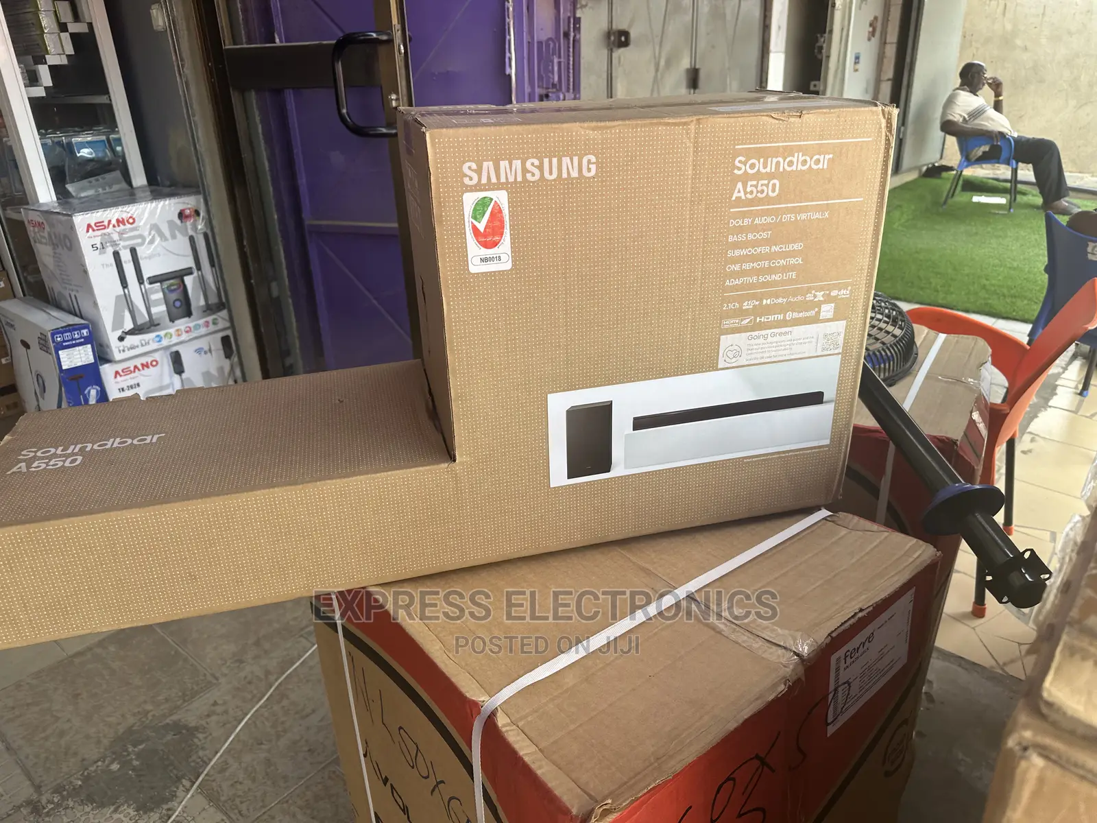 Free Gift  Samsung Soundbar 410w A550 With Woofer