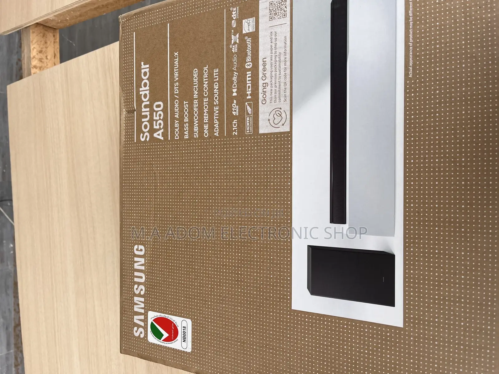 Samsung 2.1ch 430 Sound Bar With One Remote Control