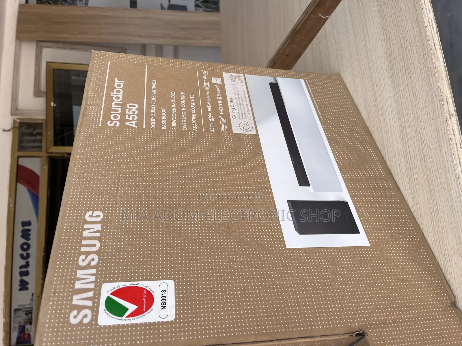 New Samsung 430w Rms 2.1ch Bluetooth Wireless Bass Boost Bar