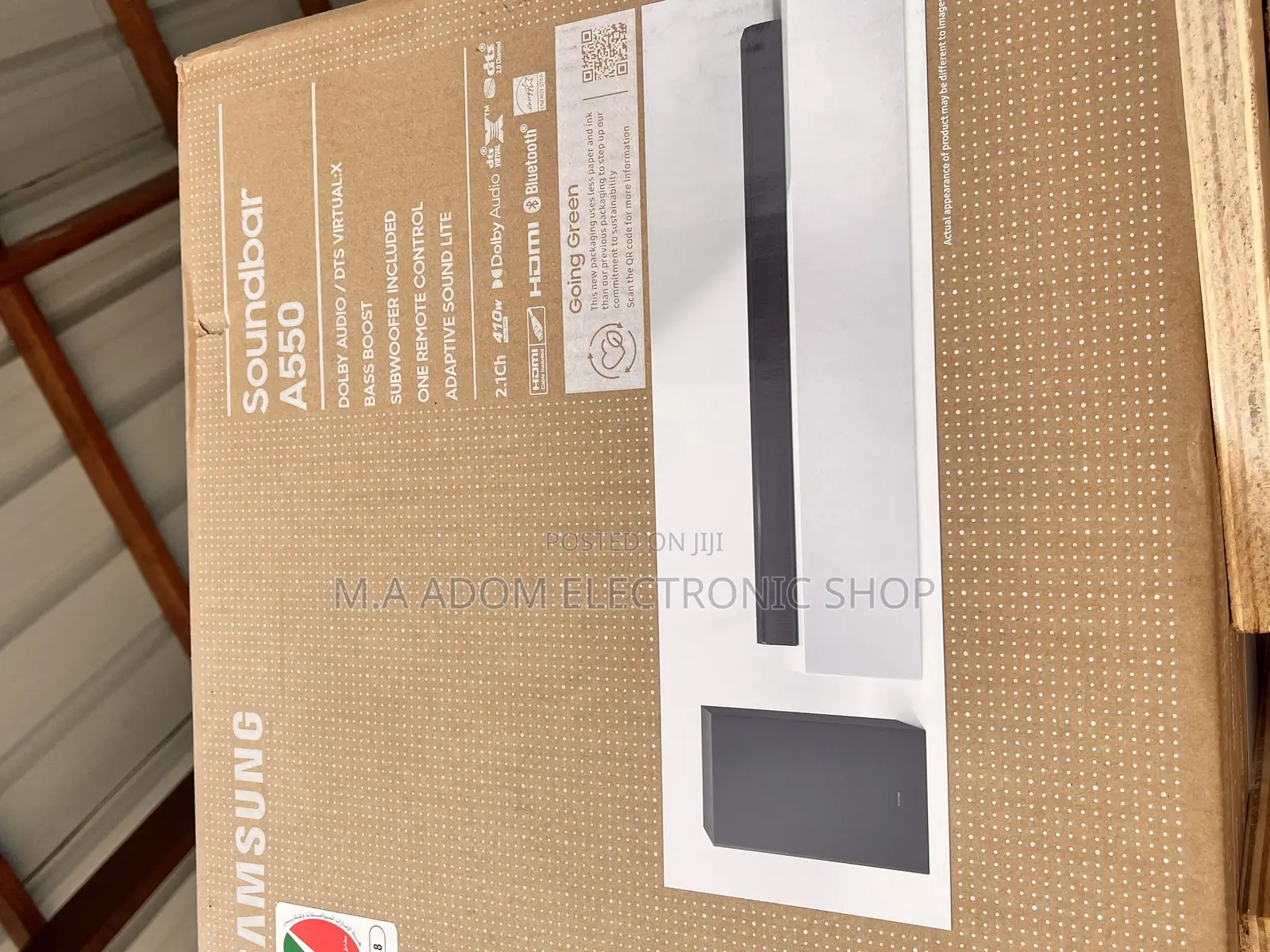 Adaptive Sound Lite Samsung A550 2.1ch 410w Bluetooth Bar