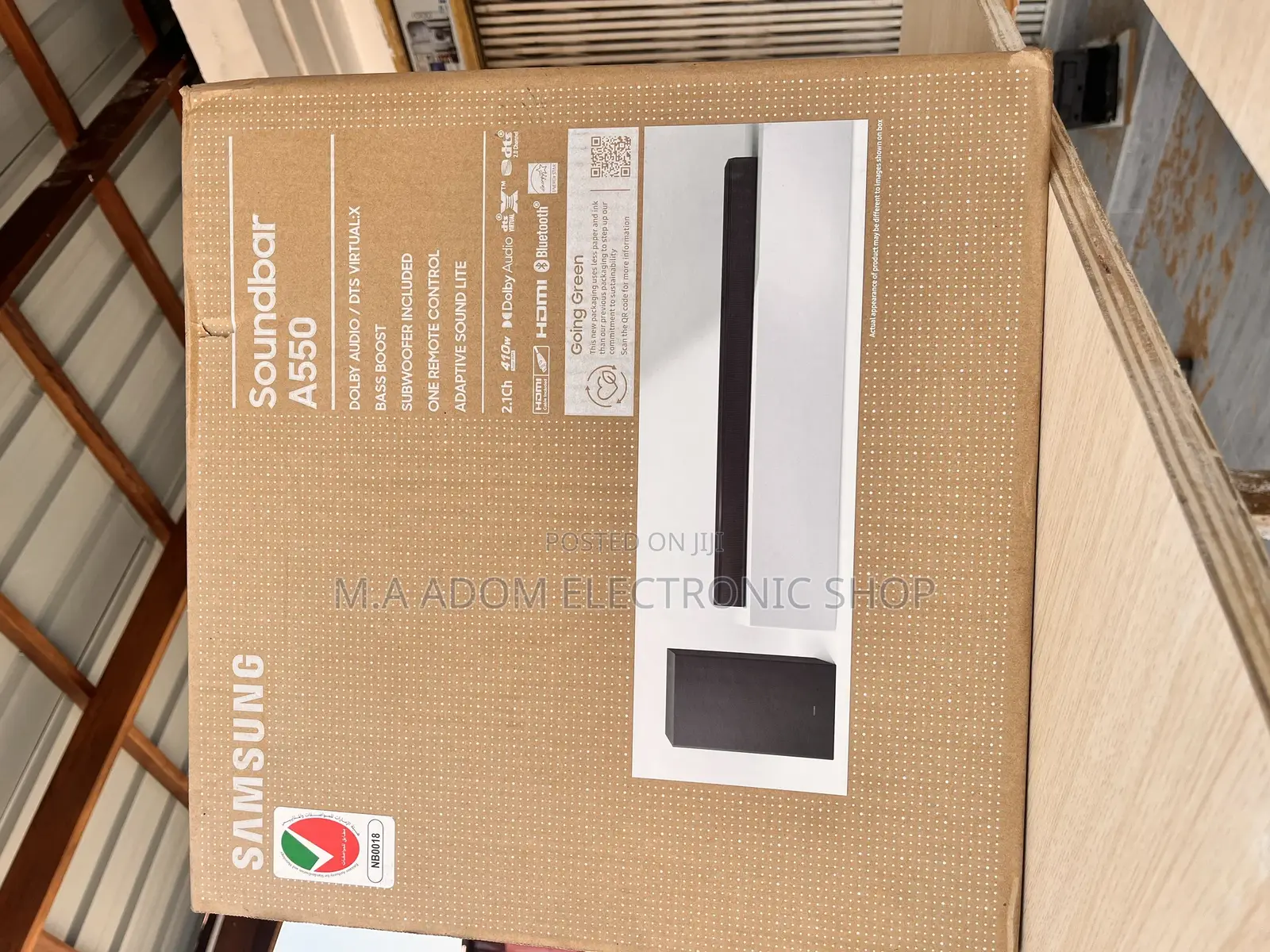 HW-A550 2.1ch Soundbar W/ Dolby 5.1 / DTS Virtual:X (2021)