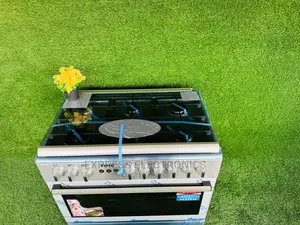 Shining Black 6burner Oven Grill Ferre