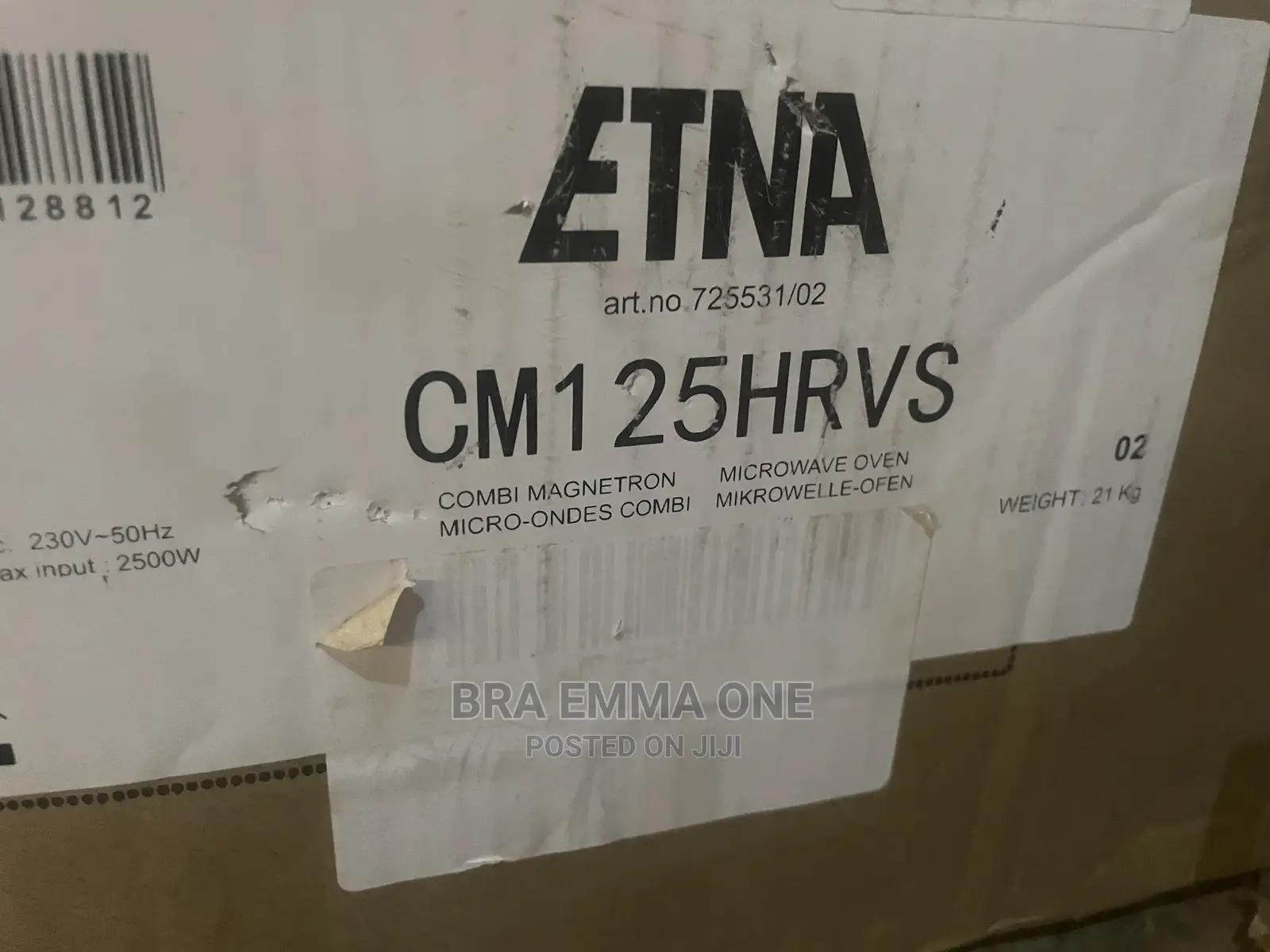 25L Etna Built-In Microwave With Grill From Germany