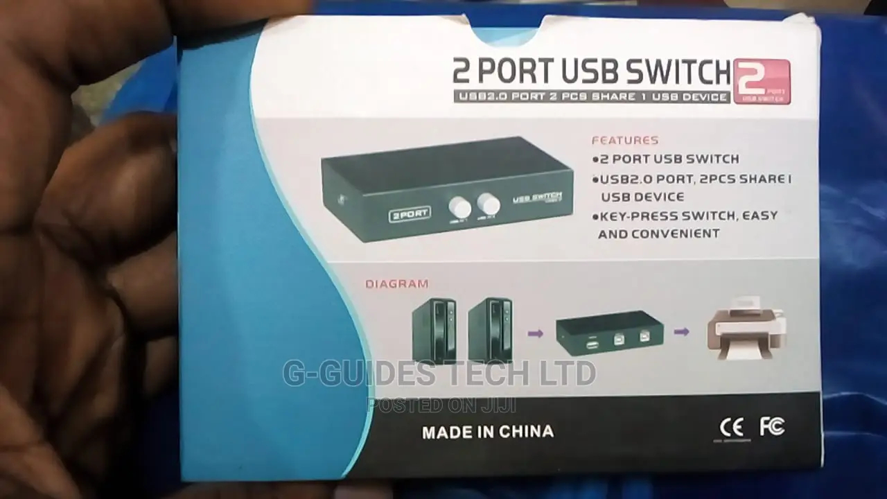 2 Port Usb 2.0 Printer Sharing Switch, 2-Port Printer Switch