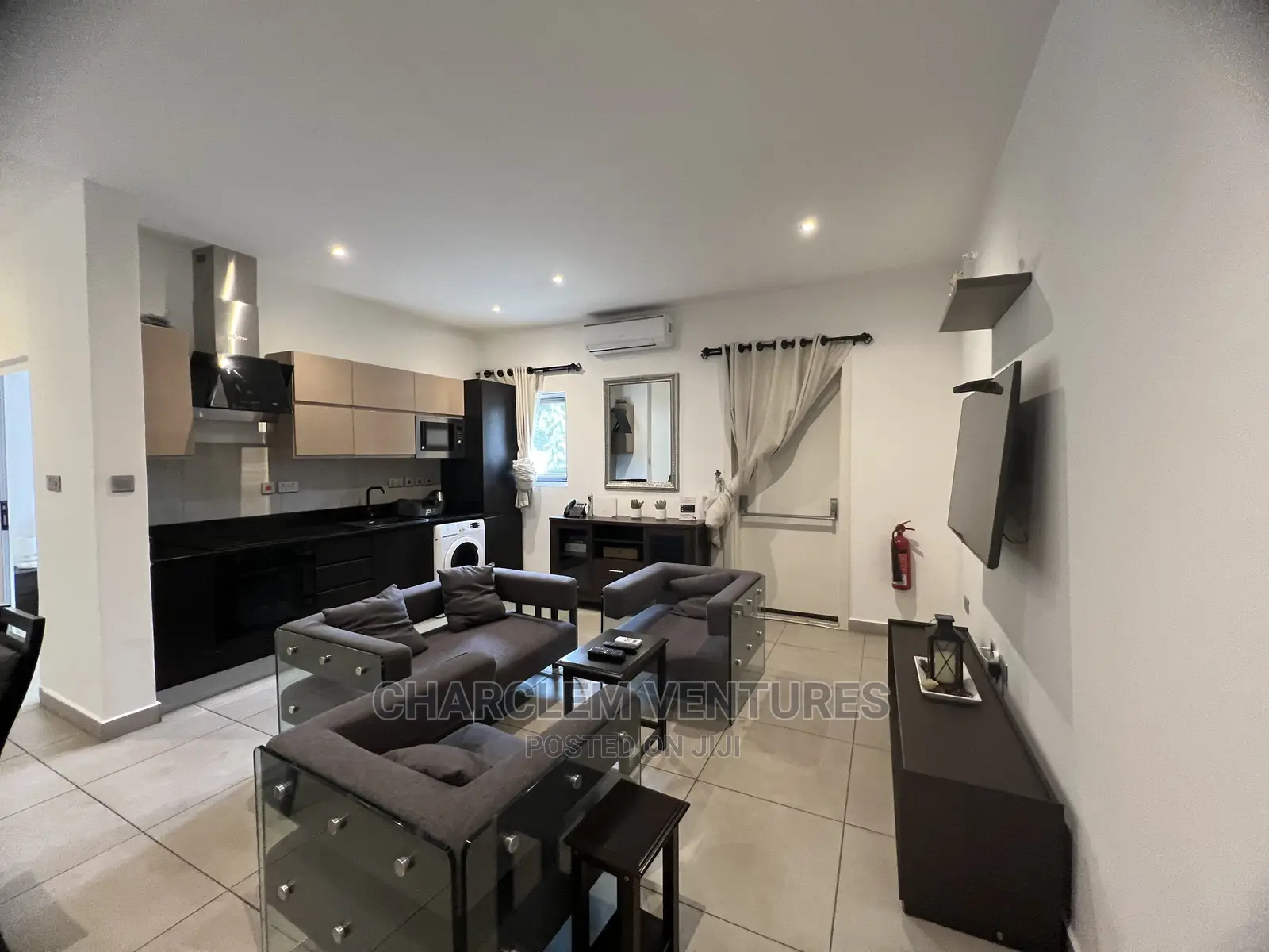 Furnished 1bdrm Apartment in Charclem Ventures, Cantonments for Rent