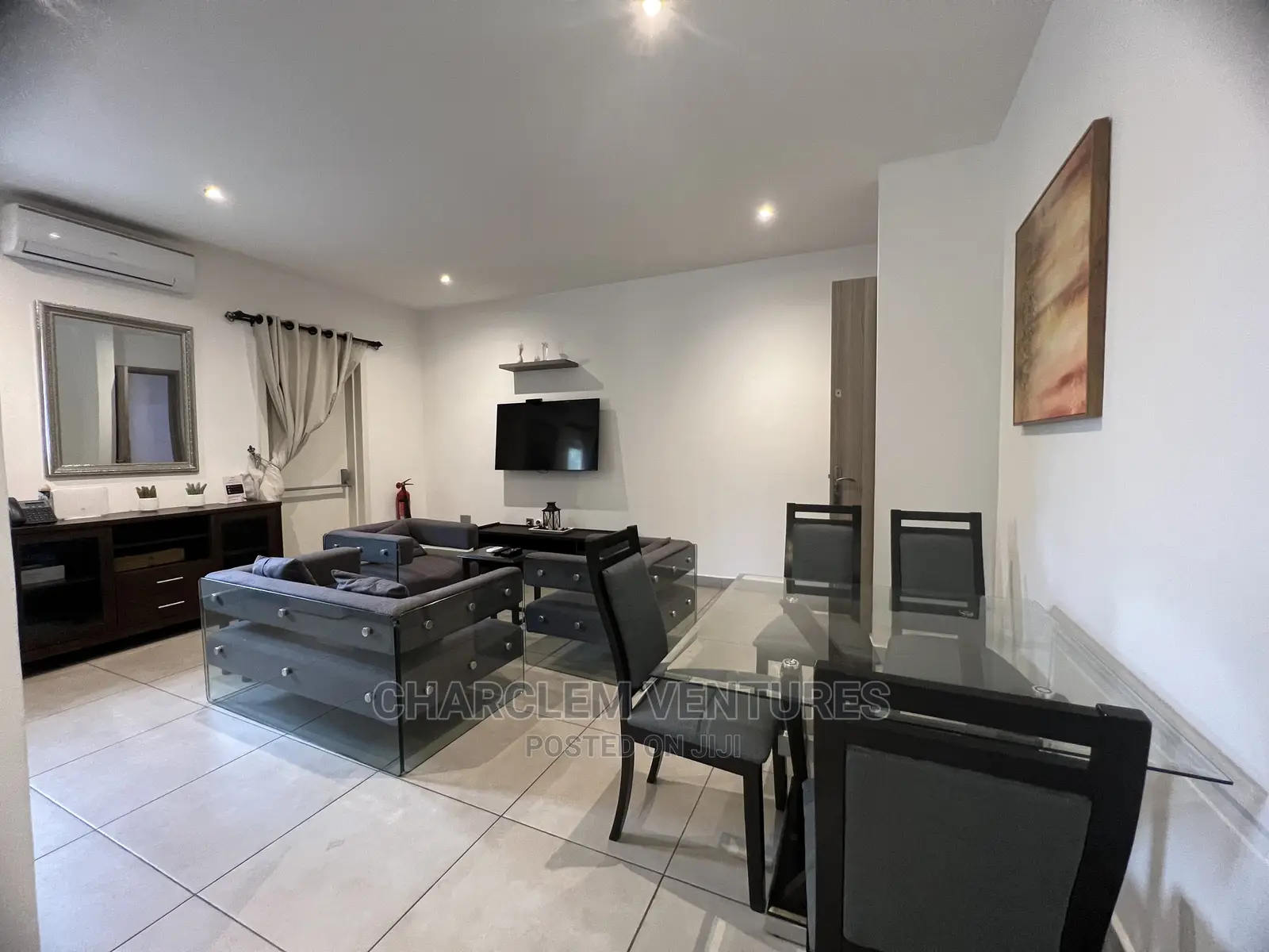 Furnished 1bdrm Apartment in Charclem Ventures, Cantonments for Rent