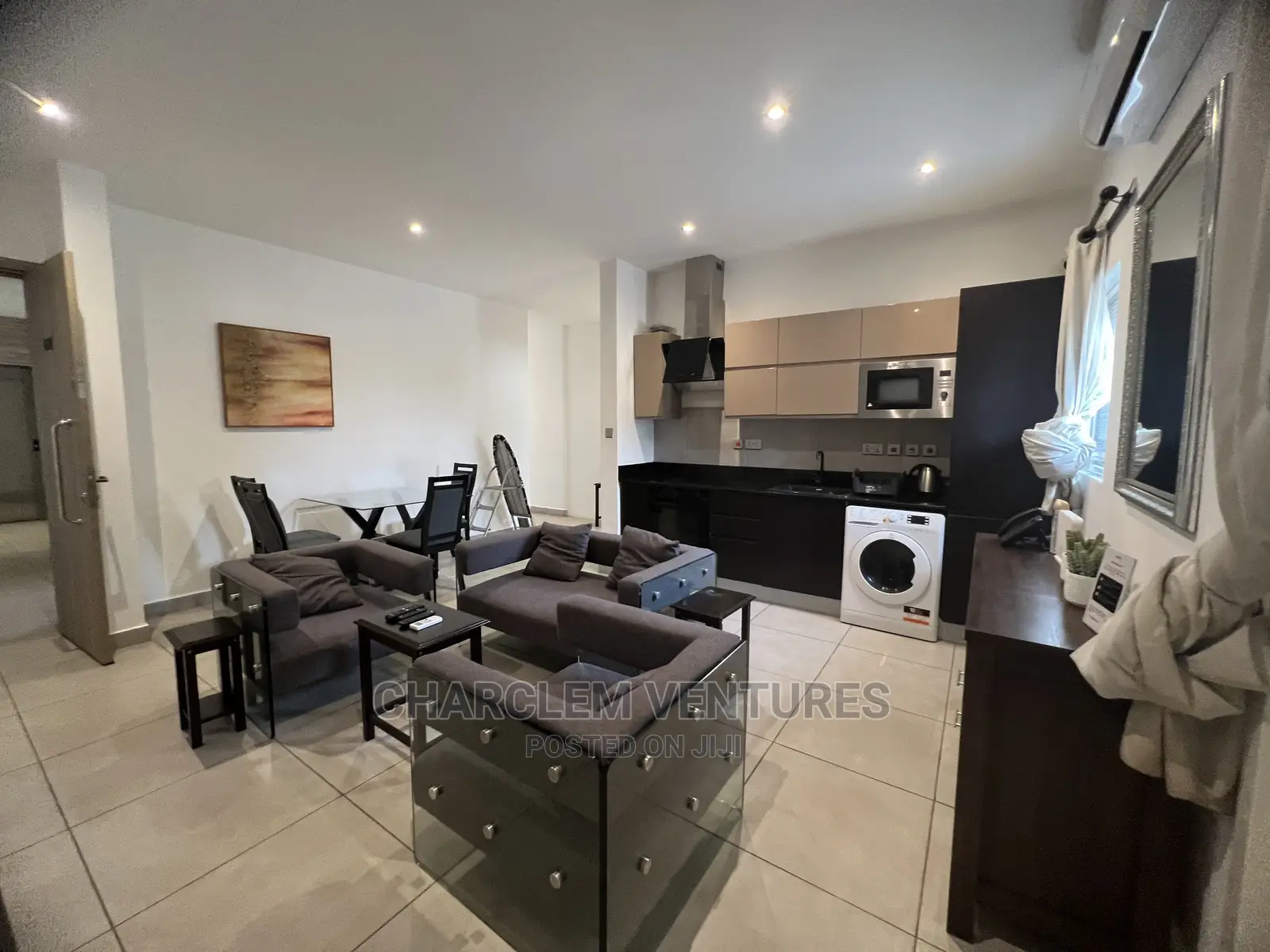 Furnished 1bdrm Apartment in Charclem Ventures, Cantonments for Rent