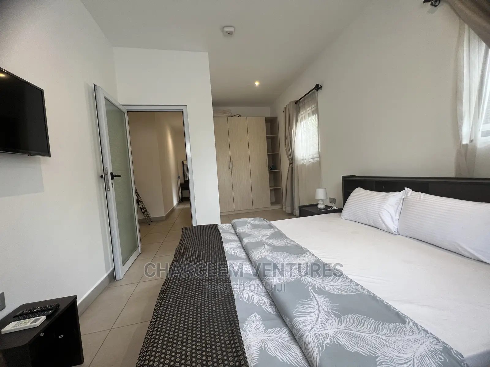Furnished 1bdrm Apartment in Charclem Ventures, Cantonments for Rent