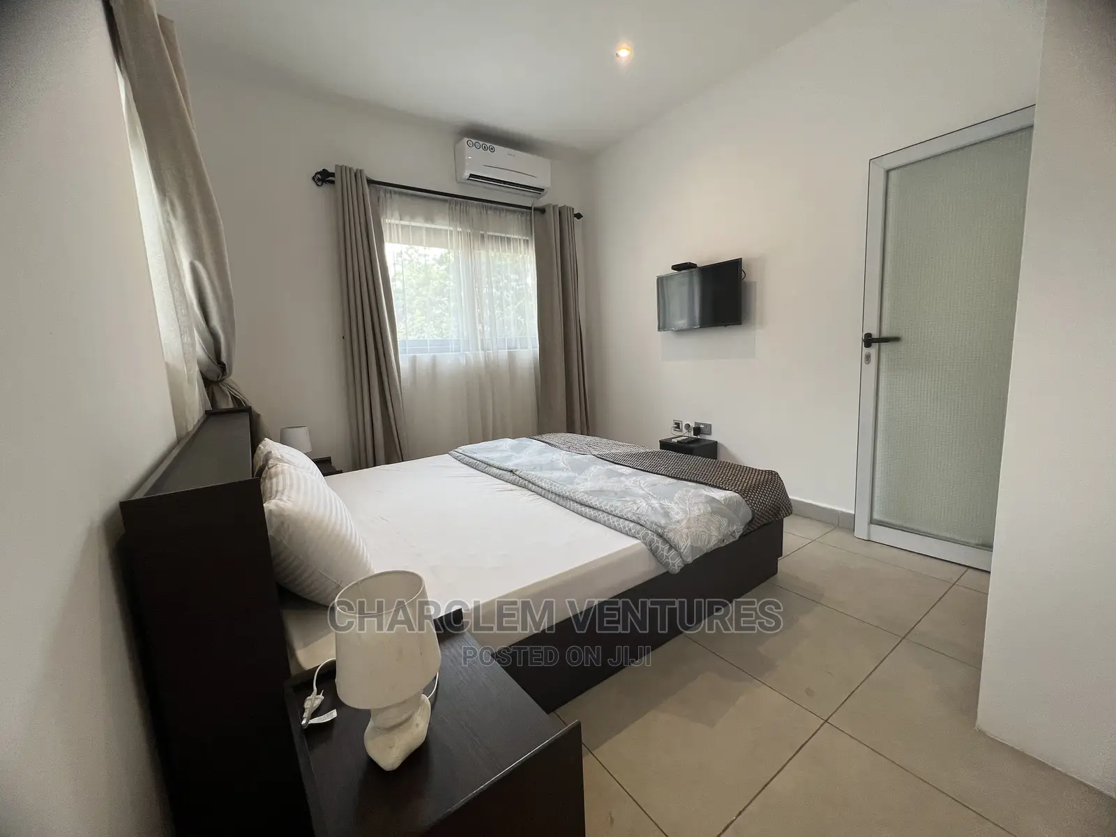 Furnished 1bdrm Apartment in Charclem Ventures, Cantonments for Rent